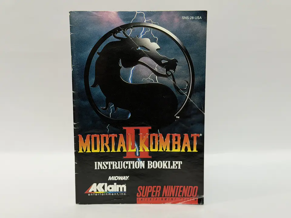 Mortal Kombat II SNES Full CIB 5