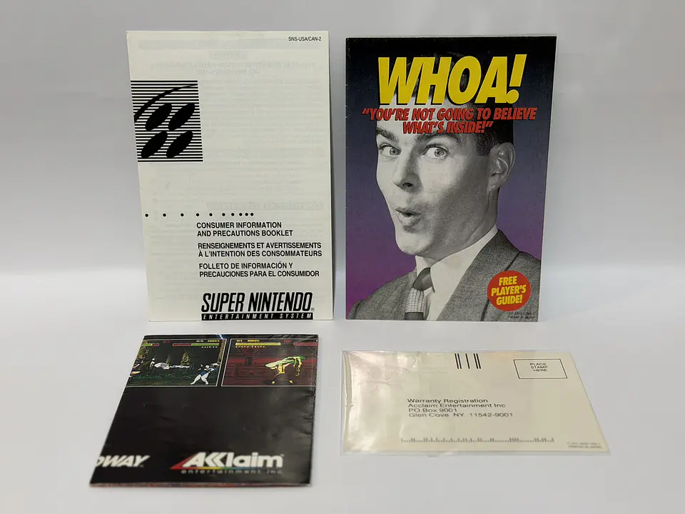 Mortal Kombat II SNES Full CIB 6