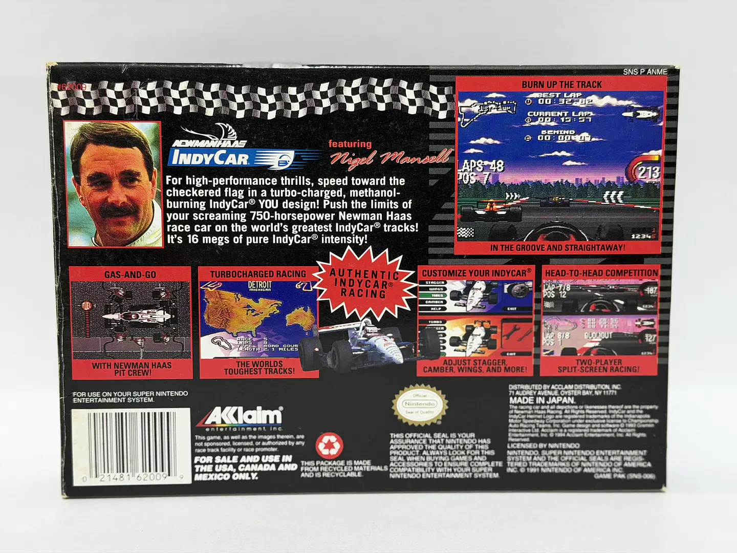 Newman Hass Indy Car Racing Full CIB 7
