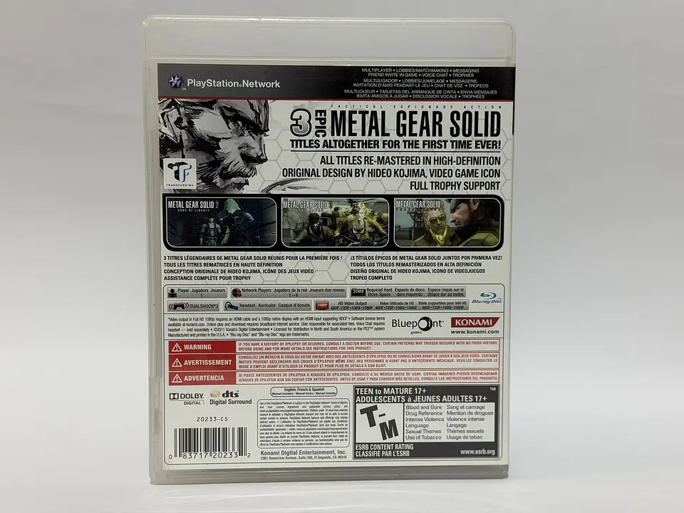 Metal Gear Solid HD Collection 2