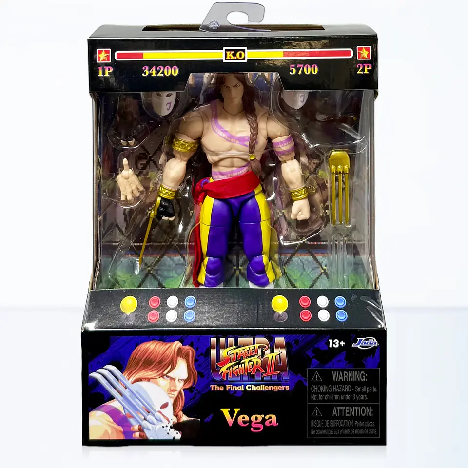 Ultra Street Fighter II Vega Figura de Acción 15 cm 1