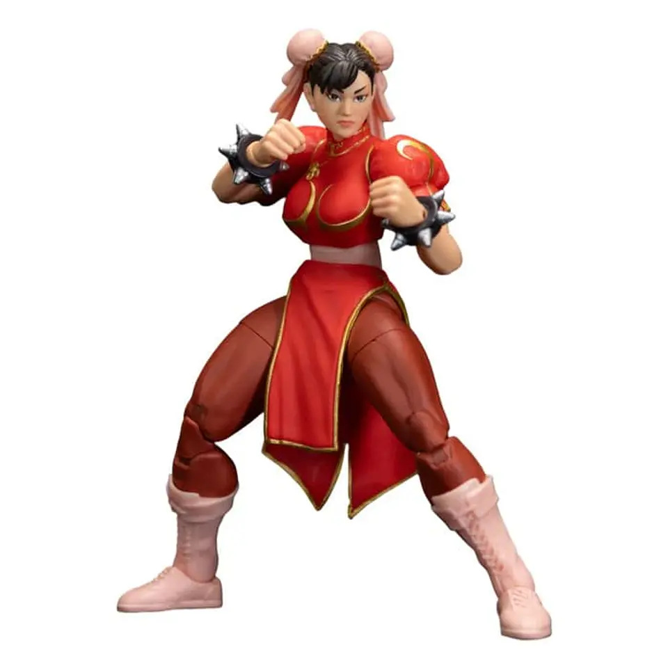 Ultra Street Fighter II Chun-Li Player 2 Red Target Exclusive Figura de Acción 15 cm 5