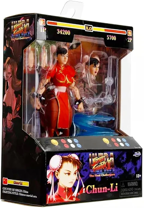 Ultra Street Fighter II Chun-Li Player 2 Red Target Exclusive Figura de Acción 15 cm