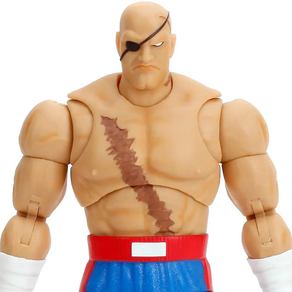 Ultra Street Fighter II Sagat Deluxe Figura de Acción 15 cm 4
