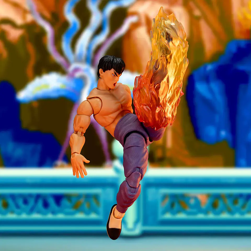 Ultra Street Fighter II Fei Long Player 2 Deluxe Figura de Acción 15 cm 4