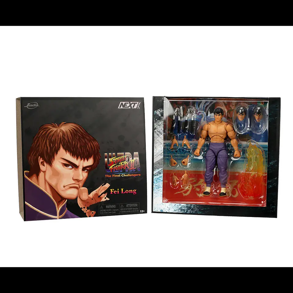 Ultra Street Fighter II Fei Long Player 2 Deluxe Figura de Acción 15 cm 3