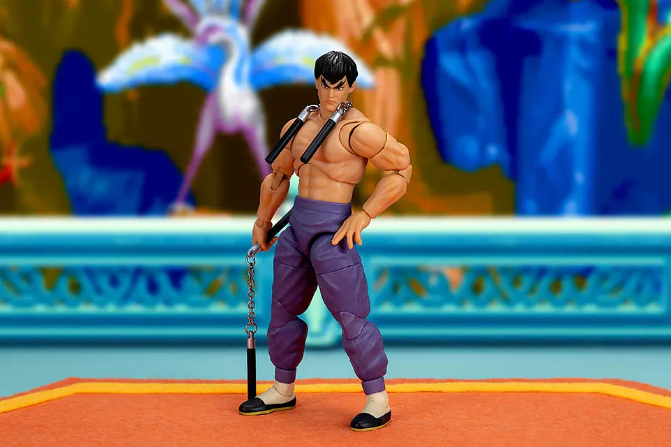 Ultra Street Fighter II Fei Long Player 2 Deluxe Figura de Acción 15 cm 6