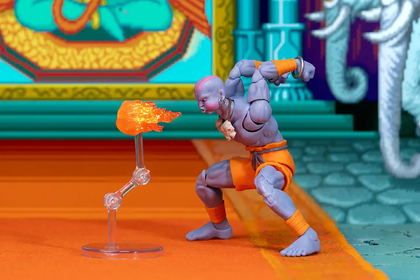 Ultra Street Fighter II Dhalsim Player 2 Deluxe Figura de Acción 15 cm 6