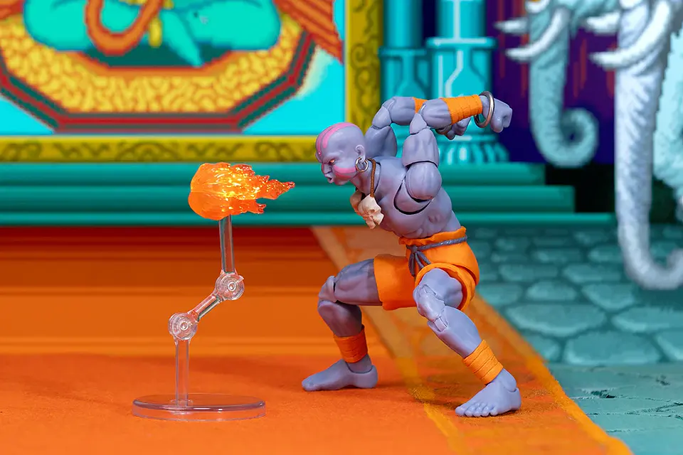 Ultra Street Fighter II Dhalsim Player 2 Deluxe Figura de Acción 15 cm 6