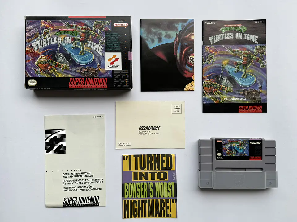 Teenage Mutant Ninja Turtles 4 - Turtles in Time CIB 2