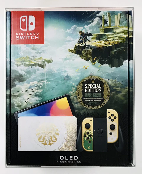 Protector PET para Caja de Consola Nintendo Switch OLED