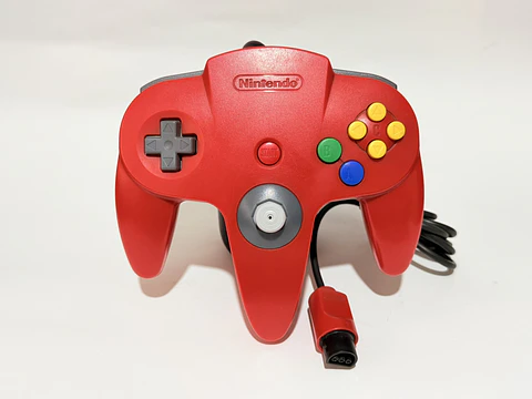 Control Nintendo 64 Original Red