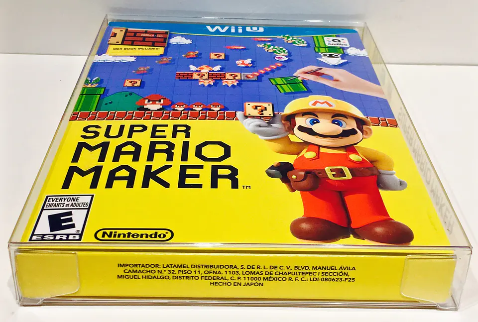 Protector PET para Juego Super Mario Maker Wii U 3