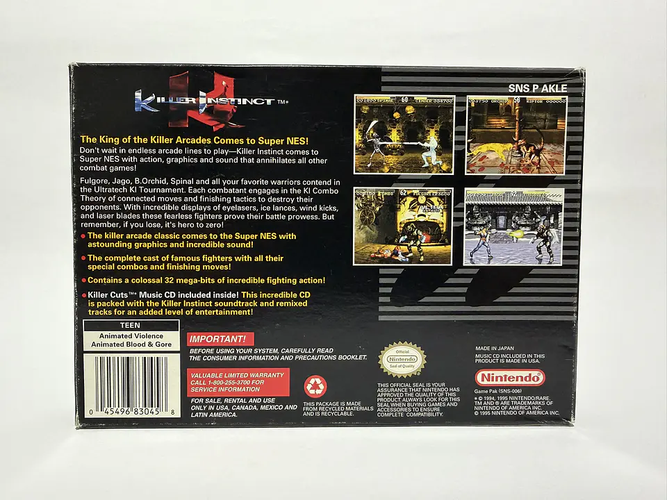 Killer Instinct CIB 6