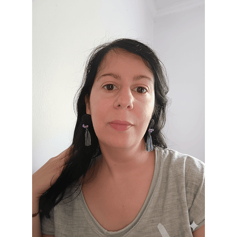 Aros con borlas - Diseño único hecho a mano