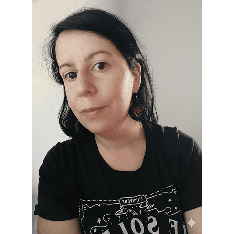 Aros diseño único hecho a mano - Tapitas pintadas a mano