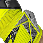 Guante Arquero Attrakt Solid Adulto GK25 (Amarillo Fluor/Plateado)