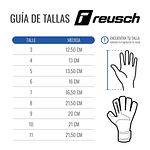 Guante Arquero Attrakt Solid Adulto GK25 (Amarillo Fluor/Plateado)