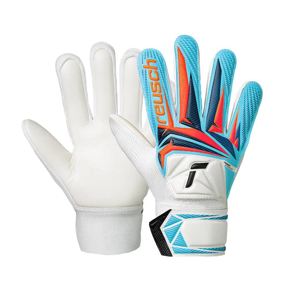 Guante Arquero Reusch Attrakt Starter Solid Jr Blanco GK26