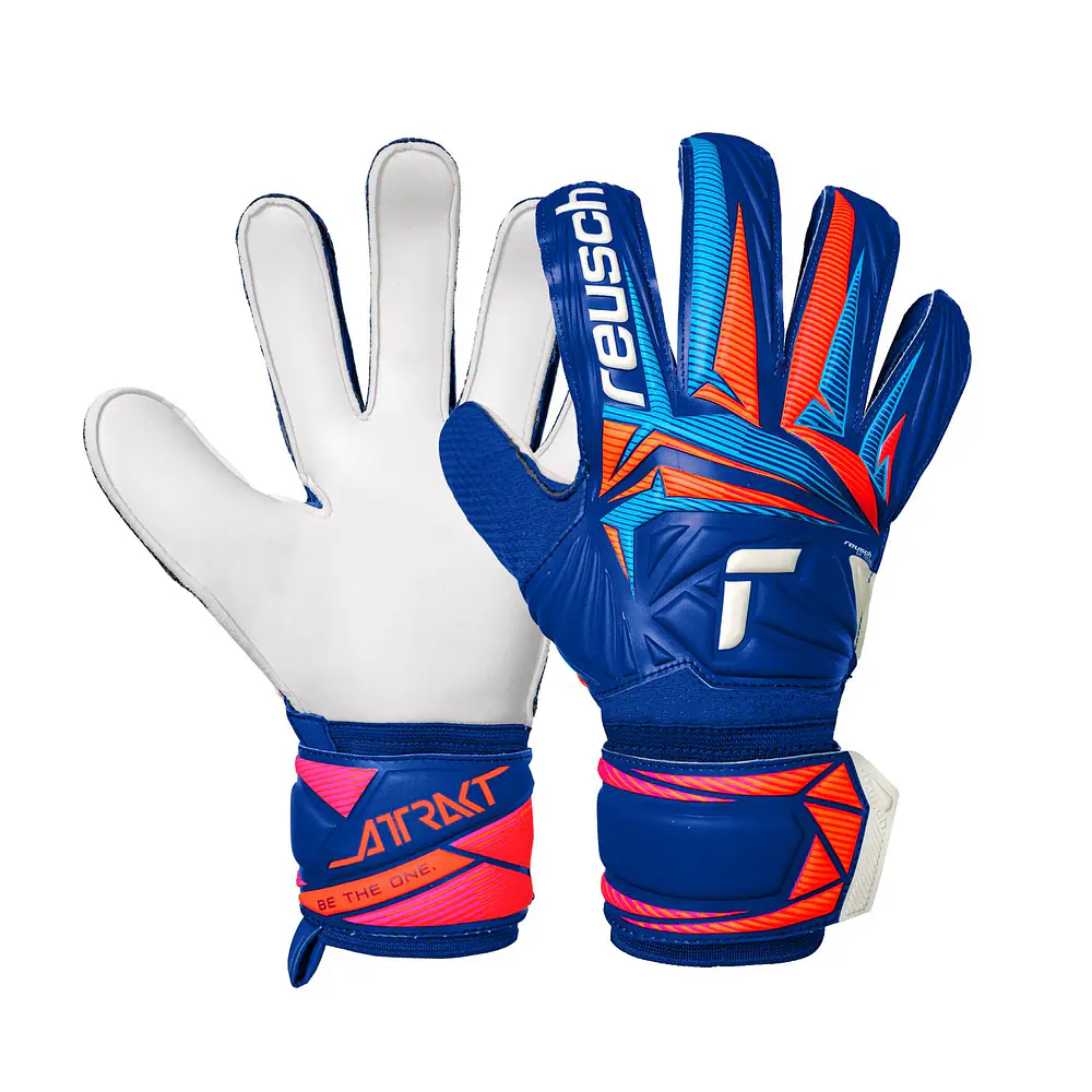 Guante Arquero Reusch Attrakt Solid Azulino GK26
