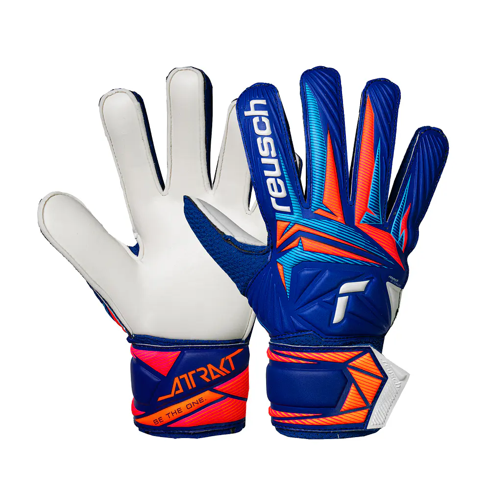 Guante Arquero Reusch Attrakt Solid Junior Azulino GK26