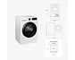 Máquina de Secar Roupa Samsung 9KG WIFI DV90DG52A0AEEP - Thumbnail 2