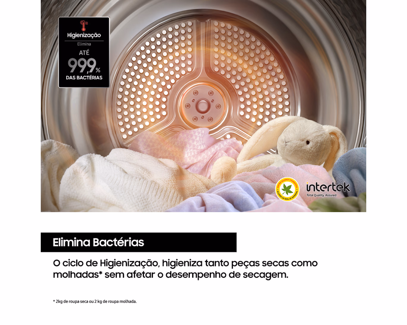 Máquina de Secar Roupa Samsung 9KG WIFI DV90DG52A0AEEP 3