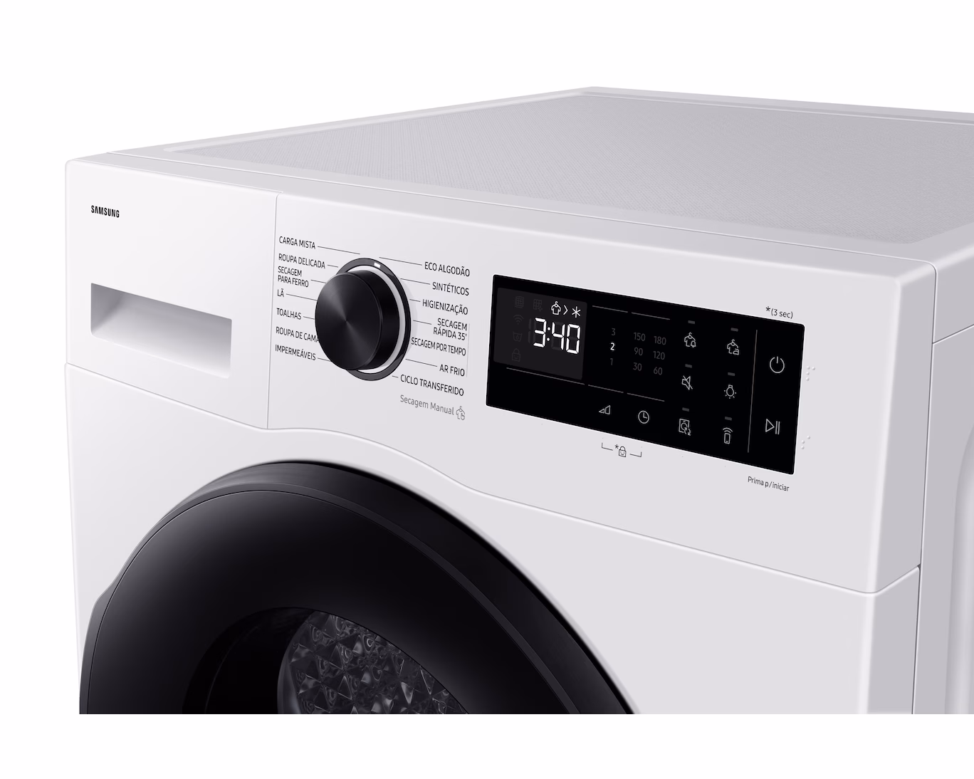 Máquina de Secar Roupa Samsung 9KG WIFI DV90DG52A0AEEP 6