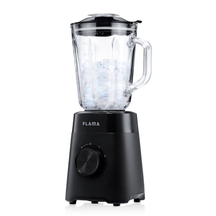 FLAMA LIQUIDIFICADORA 1000W COPO VIDRO PRETO 1