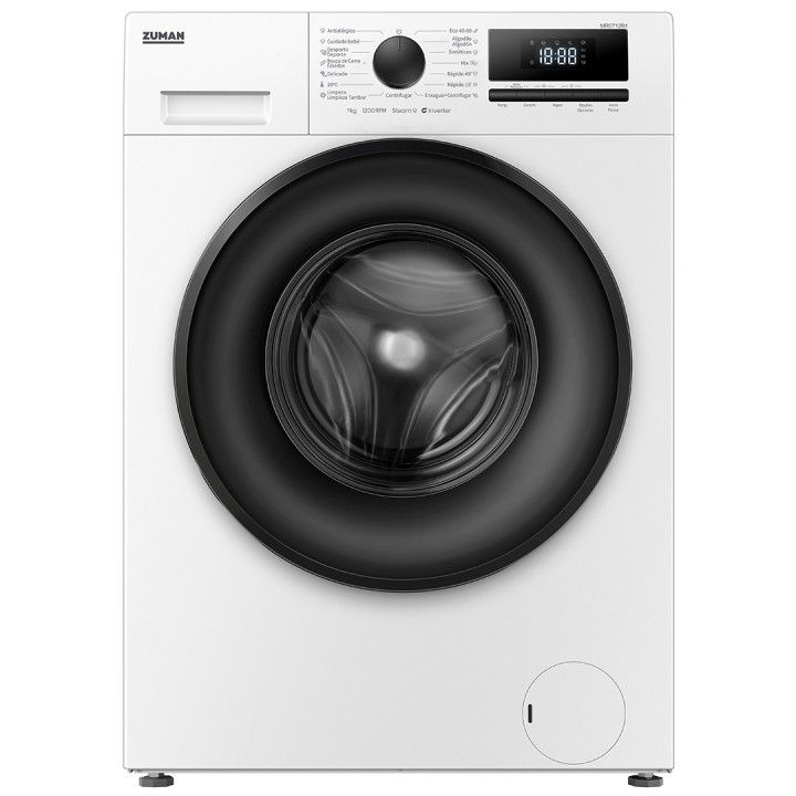 ZUMAN MAQUINA ROUPA 7KG 1200RT BRANCA 1