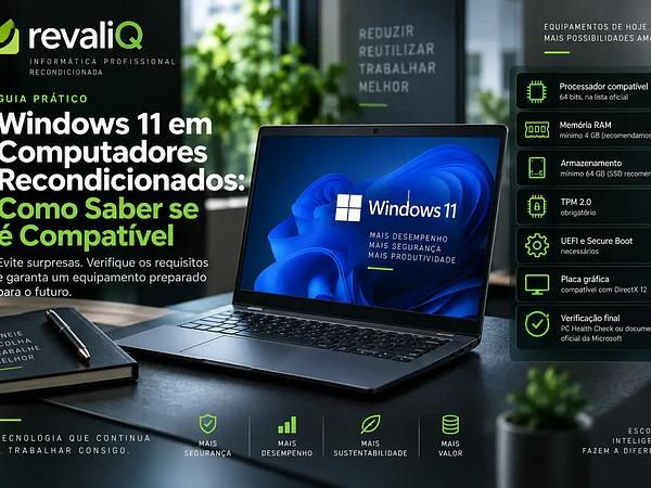 Windows 11 em Computadores Recondicionados: Como Saber se é Compatível