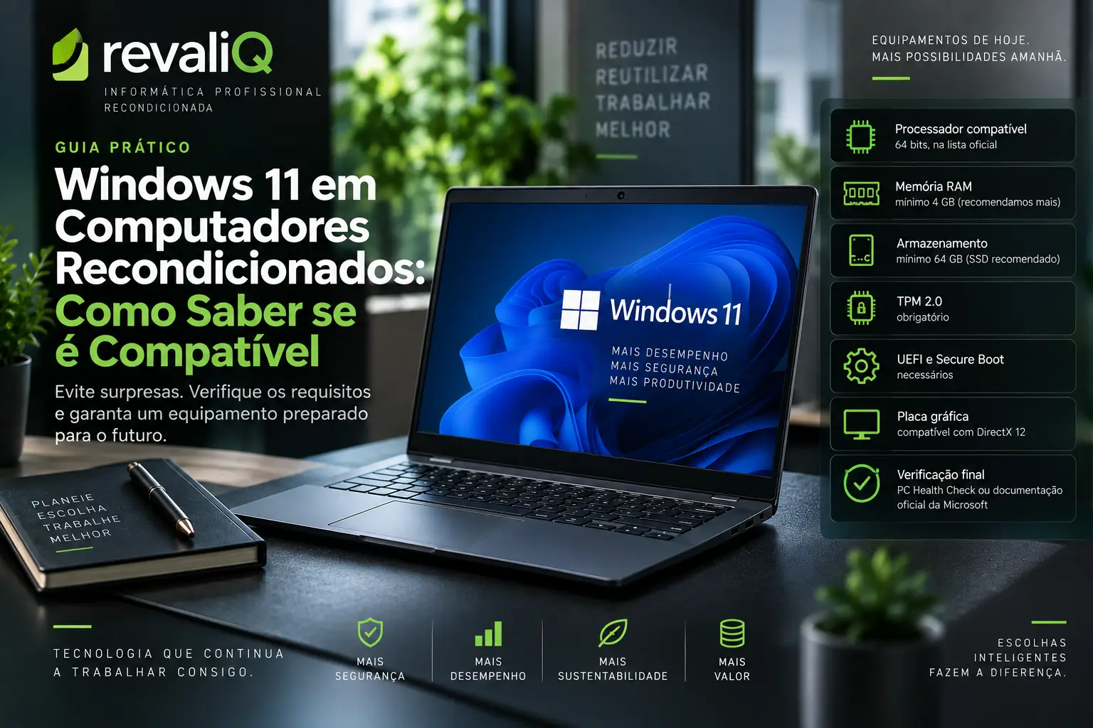 Windows 11 em Computadores Recondicionados: Como Saber se é Compatível
