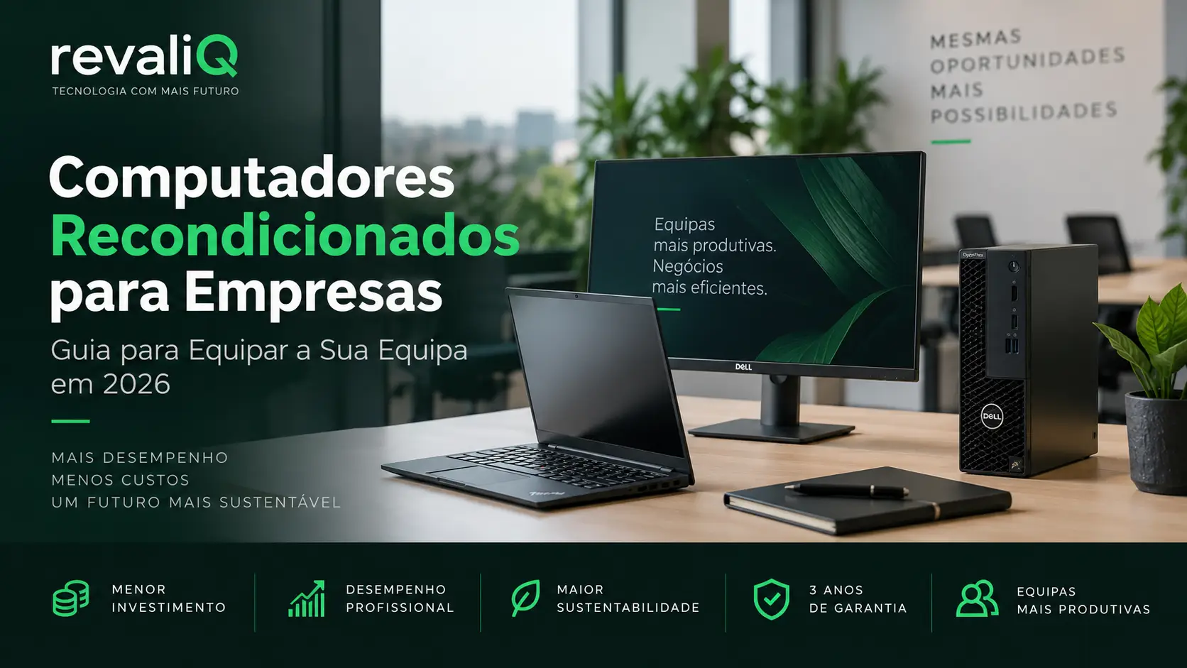 Computadores Recondicionados para Empresas: Guia para Equipar a Sua Equipa em 2026