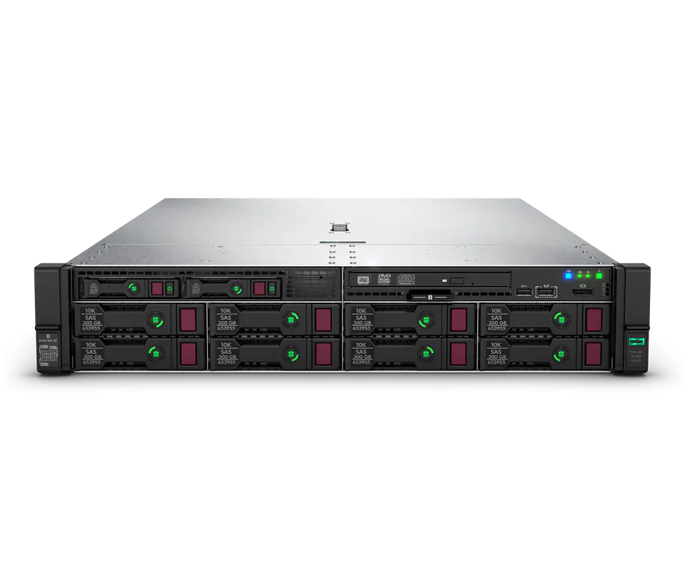HPE ProLiant DL380 Gen10 | 2x Xeon Gold 6138 | 32 GB | 2x SSD 512 GB | iLO 5 | Servidor en rack 2U 1