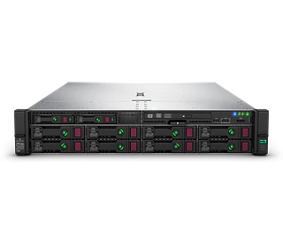 HPE ProLiant DL380 Gen10 NVMe | 2x Gold 6244 | 128 GB | NVMe 1,92 TB + 3x SSD 800 GB | P408i-p