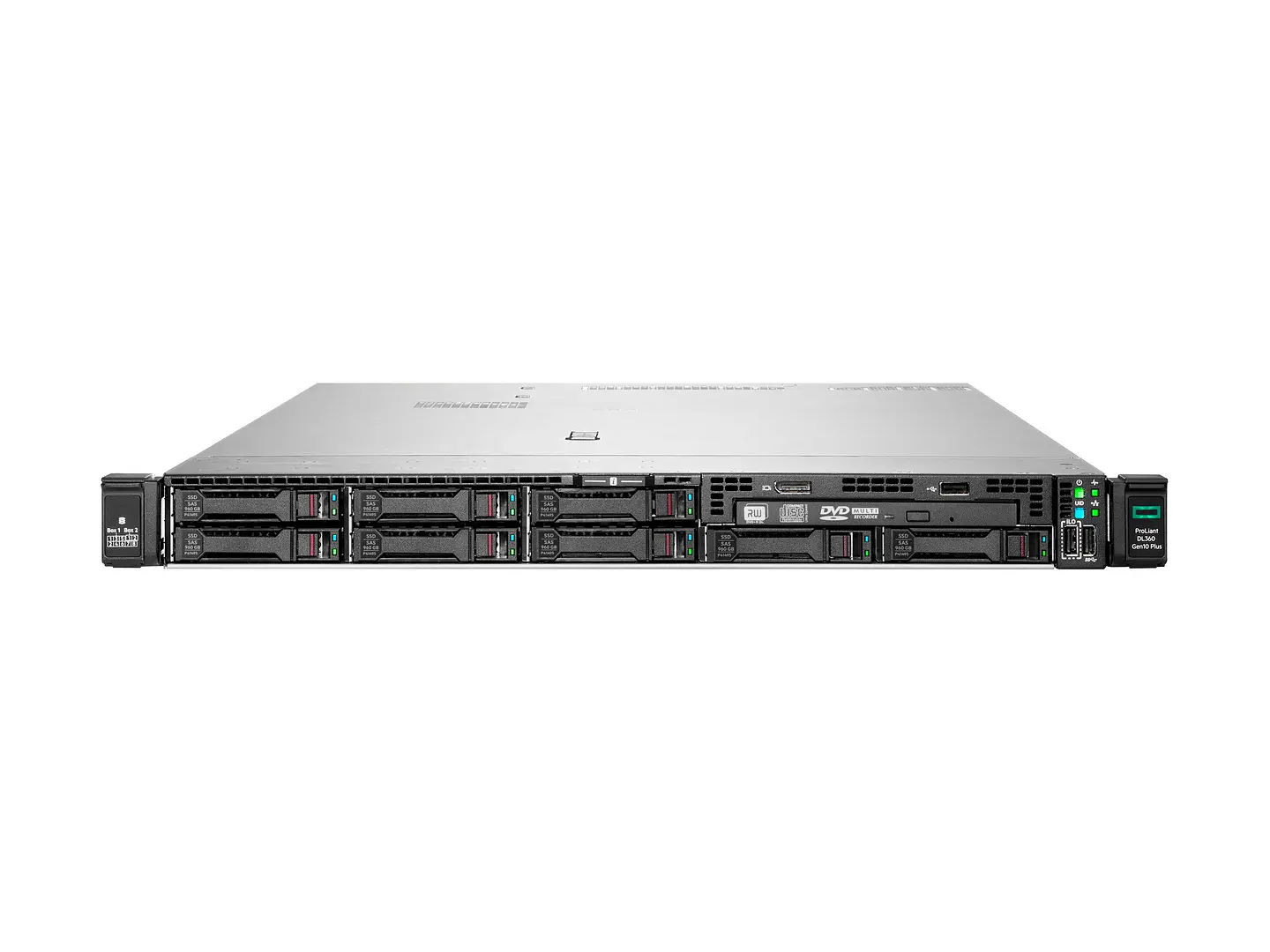 HPE ProLiant DL360 Gen10 Plus SFF | 2x Platinum 8352Y | 128 GB | 3x SSD 1,92 TB + 5x HDD 1,2 TB 1