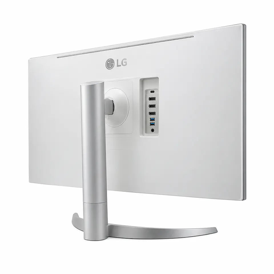 LG 32UD99-W | 32″ | 4K UHD 3840x2160 | IPS | Base USB-C | HDR10 | 60 Hz | 99 % sRGB 2