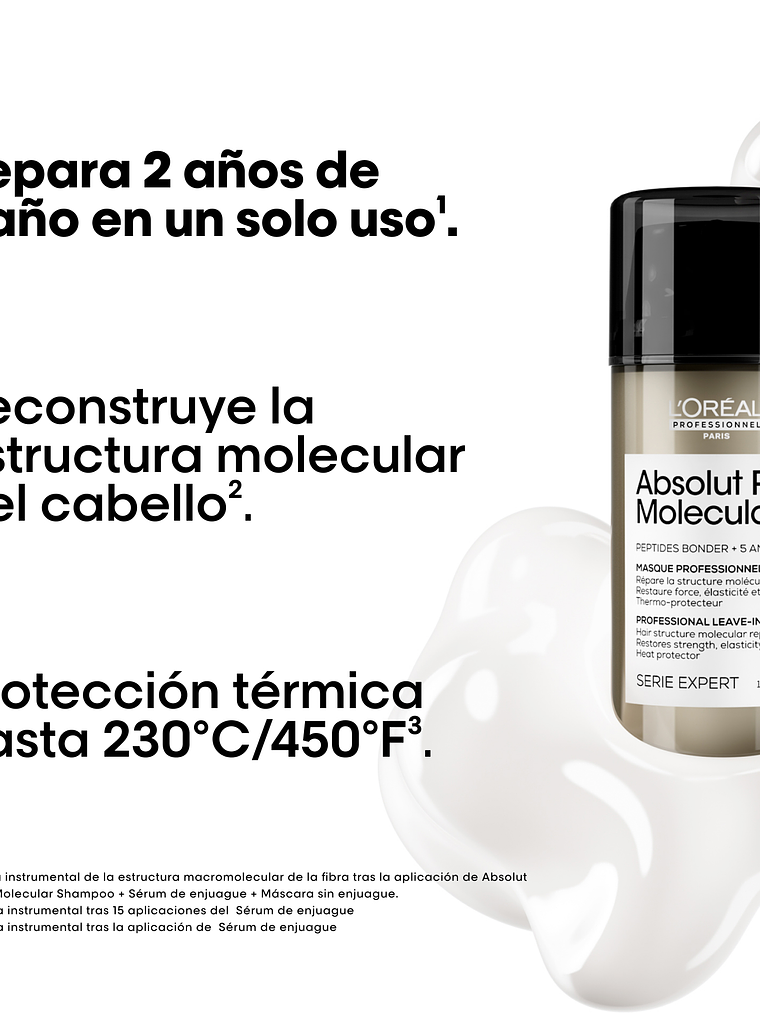 Mascara sin enjuague Absolut repair Molecular 3