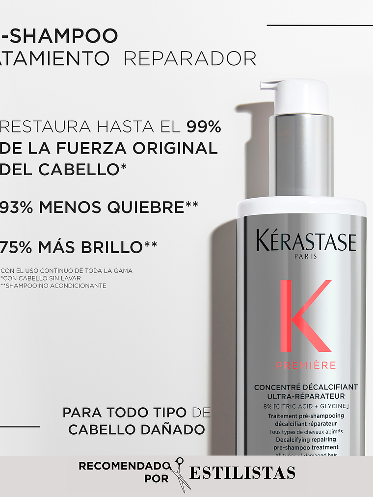 Tratamiento Concentré Décalcifiant Ultra-Réparateur Premier 5