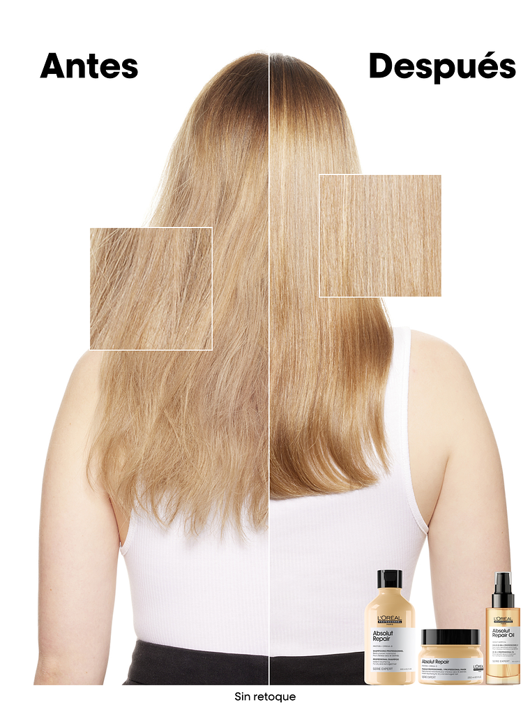 SHAMPOO ABSOLUT REPAIR 300ML 3