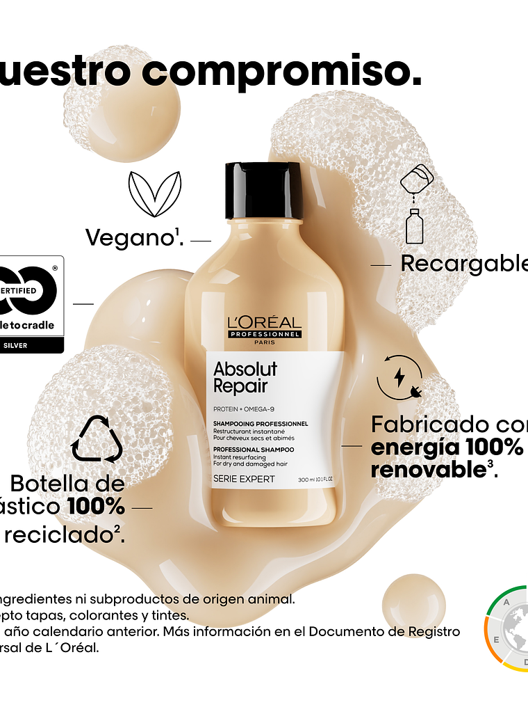 SHAMPOO ABSOLUT REPAIR 300ML 6
