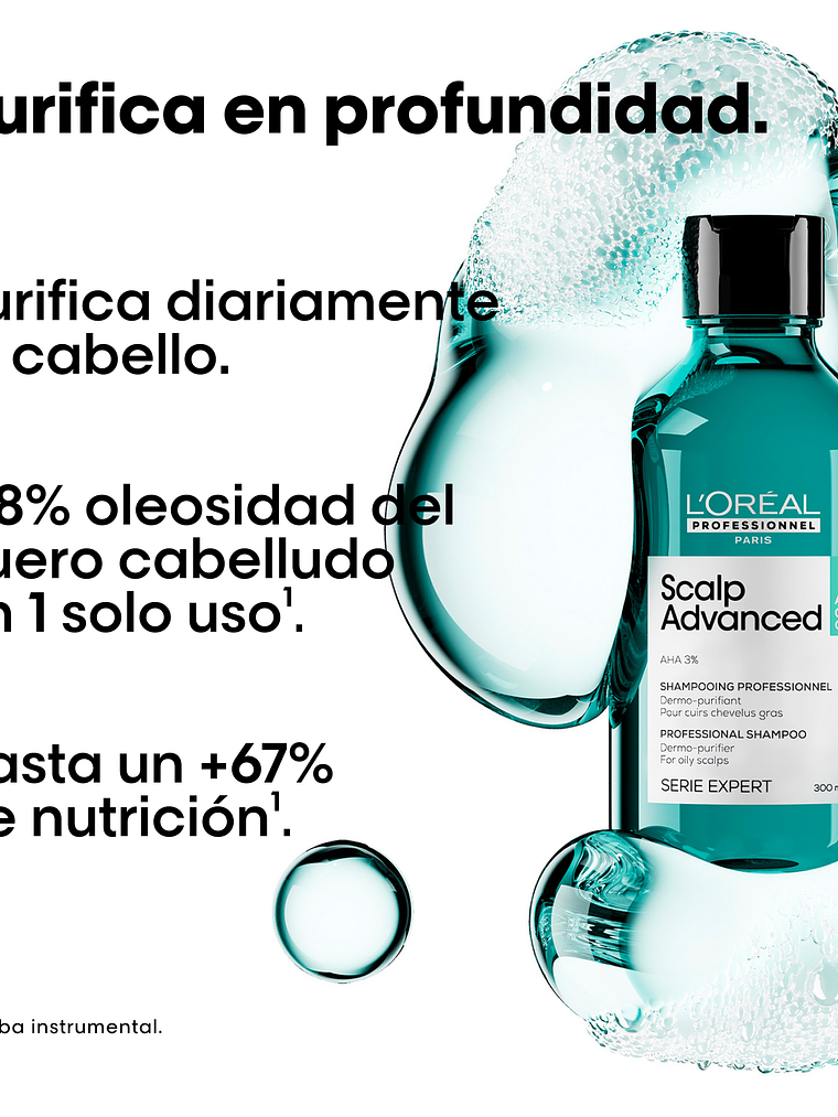 SHAMPOO ANTI GRASA SCALP ADVANCED 300ML 3