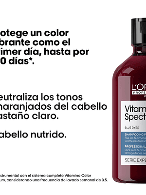 SHAMPOO NEUTRALIZANTE AZUL VITAMINO COLOR SPECTRUM 300ML