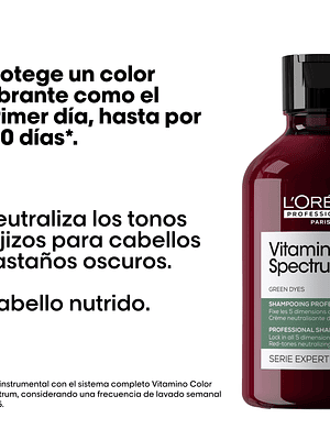 SHAMPOO NEUTRALIZANTE VERDE VITAMINO COLOR SPECTRUM 300ML