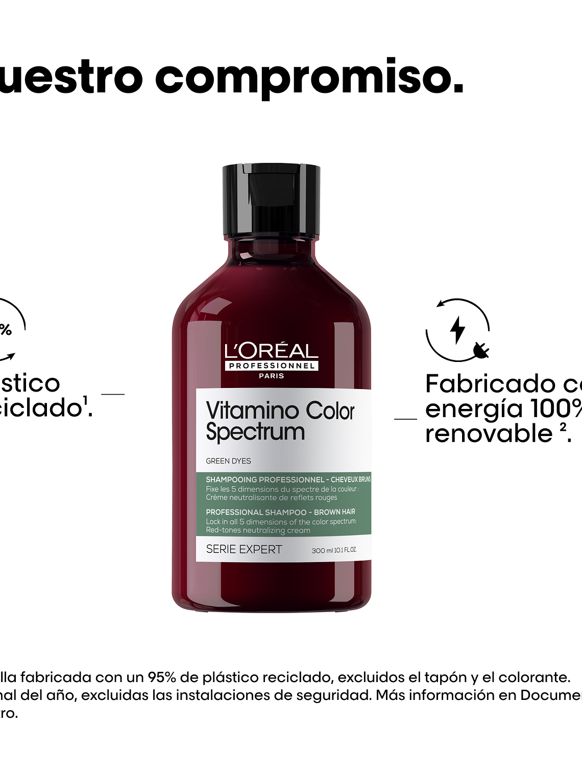 SHAMPOO NEUTRALIZANTE VERDE VITAMINO COLOR SPECTRUM 300ML 4