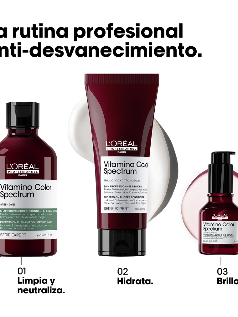 SHAMPOO NEUTRALIZANTE VERDE VITAMINO COLOR SPECTRUM 300ML 6