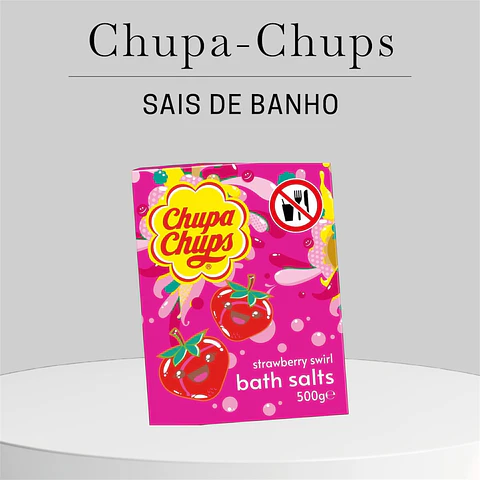 CHUPA-CHUPS – SAIS DE BANHO STRAWBERRY SWIRL