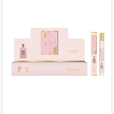 AMEERAT ARAB PRIVE ROSE 35ML  C X 20 UNIDADES 