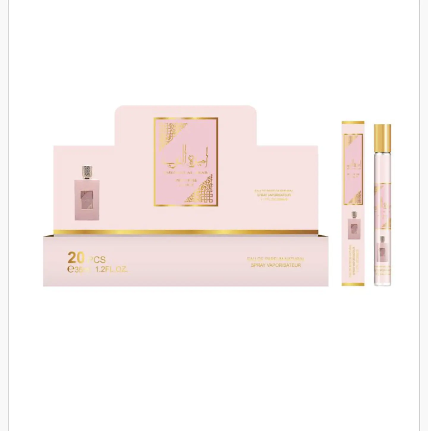 AMEERAT ARAB PRIVE ROSE 35ML  C X 20 UNIDADES  1