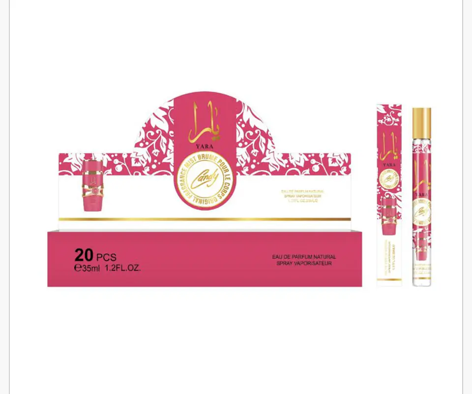 YARA CANDY 35ml   CX 20 UNIDADES  1
